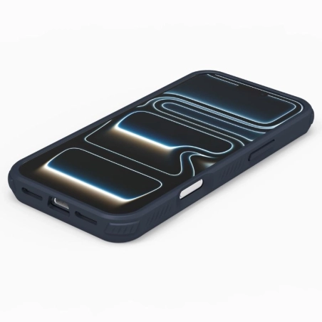 Case iPhone 17 Pro Max Dualtek MGF CLR/Blue