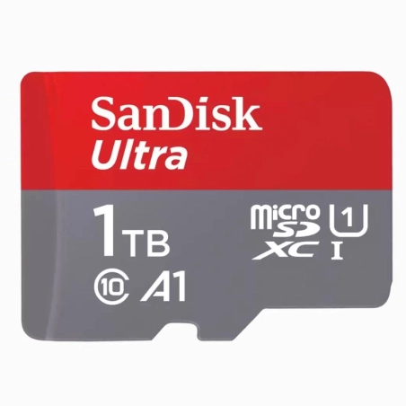Memoria MicroSD SanDisk Ultra 1TB – Velocidad de hasta 150MB/s