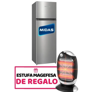 Heladera Midas 300LTS Frío Humedo Inox MD-MHX300