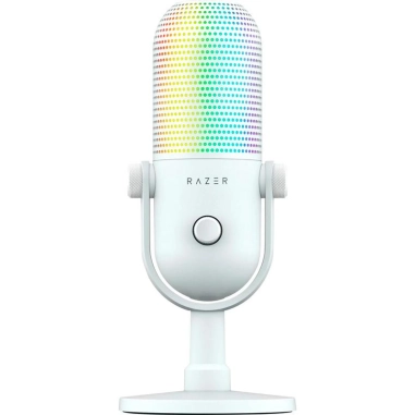 Micrófono Razer Seiren V3 Chroma – RGB, Calidad Profesional – Blanco