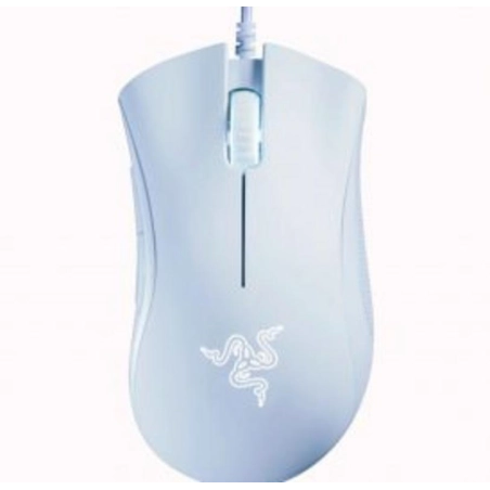Mouse Gamer Razer DeathAdder Essential White Edition – Ergonómico, Precisión Gaming – Blanco