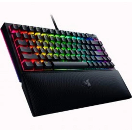 Teclado Gamer Razer BlackWidow V4 75% Phantom Green Edition – Mecánico, RGB, Diseño Translúcido