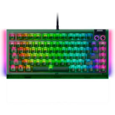 Teclado Gamer Razer BlackWidow V4 75% – Mecánico, Hot-Swappable, RGB – Negro