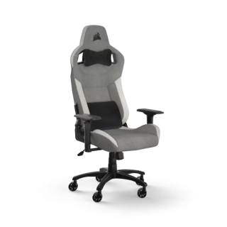 Silla Gamer Corsair T3 Rush - Gris/Blanca