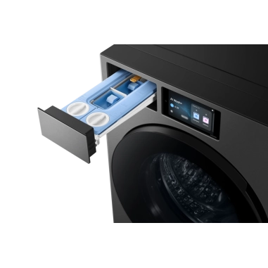 Lavarropas Samsung 25KG Ecobubble C/Frontal Black