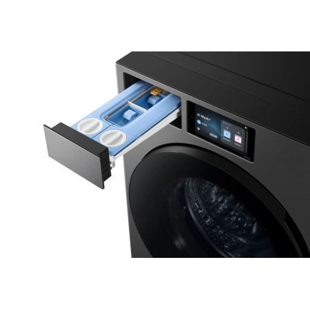 Lavarropas Samsung 25KG Ecobubble C/Frontal Black