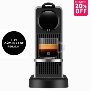 Cafetera Nespresso Citiz Platinum Titan C140