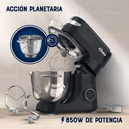 Batidora Planetaria Oster 4L 12Vel. Acero Inoxidable