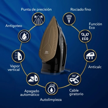Plancha de vapor Oster Diamond Steam Max S8200 Digital