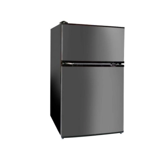 Frigobar Midea 110L Frío Húmedo 2 Puertas - Inox