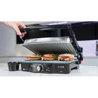 Parrilla Eléctrica Cecotec Rock & Grill 2000W