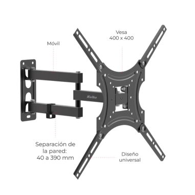 Soporte P/TV 17" A 55" Kolke