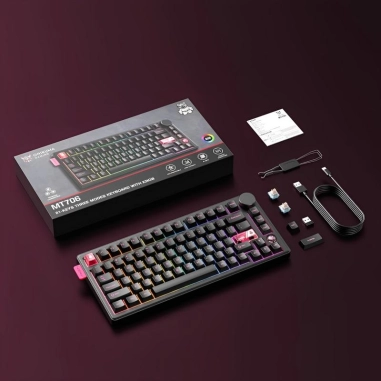 Teclado Gamer Onikuma MT706 BT Inalámbrico - Black (Inglés)