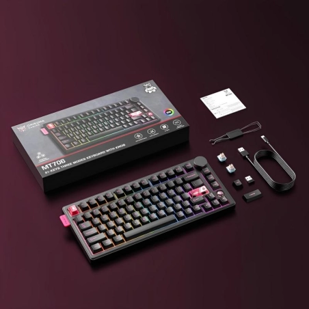 Teclado Gamer Onikuma MT706 BT Inalámbrico - Black (Inglés)