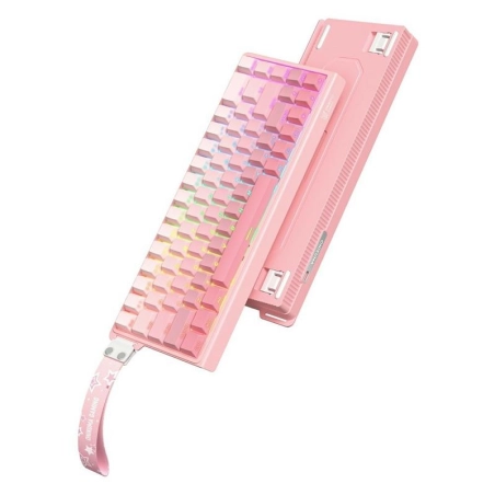 Teclado Gamer Onikuma G69 - Pink (Inglés)