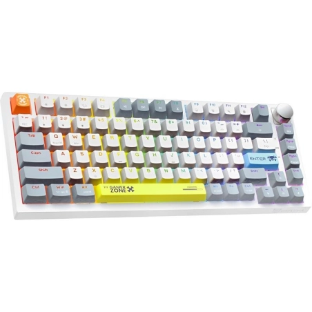 Teclado Gamer Onikuma G52 RGB - White (Inglés)