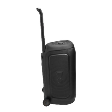 Parlante JBL Partybox 330 Bluetooth 280W Con Ruedas Negro