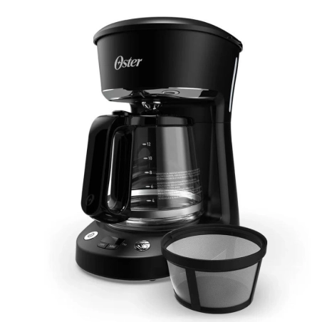 COMBO Oster Cafetera 12 tazas programable + Sandwichera Plato Hondo