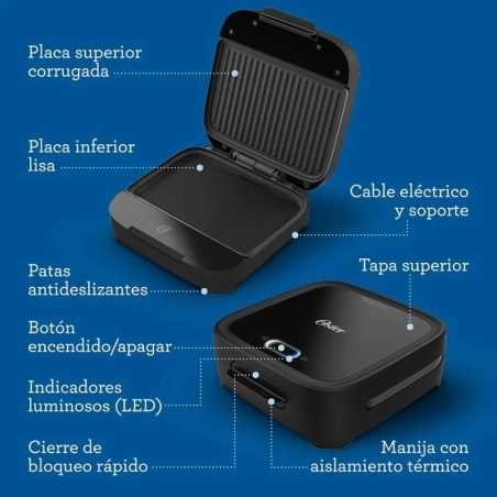 COMBO Sandwichera Plato Hondo + Extractor De Jugos Oster