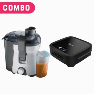 COMBO Sandwichera Plato Hondo + Extractor De Jugos Oster