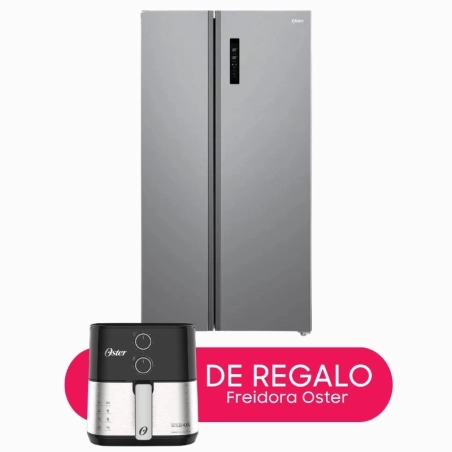 Heladera Oster Side By Side 579L Frío Seco Inverter