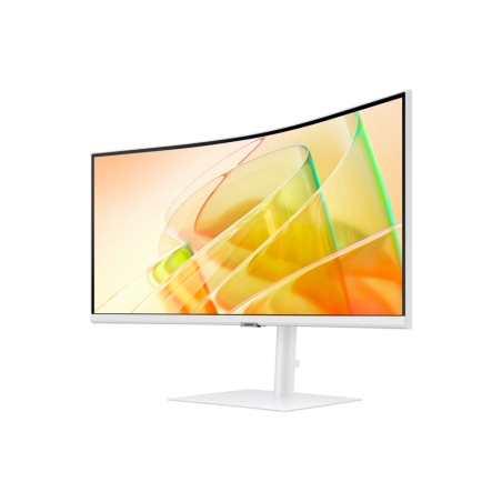 Monitor Samsung ViewFinity S6 34" WQHD – Curvo, Ultrawide, Blanco