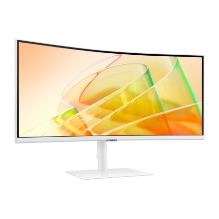Monitor Samsung ViewFinity S6 34" WQHD – Curvo, Ultrawide, Blanco