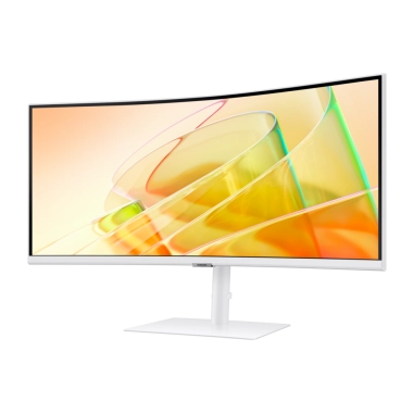 Monitor Samsung ViewFinity S6 34" WQHD – Curvo, Ultrawide, Blanco
