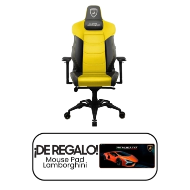 Silla Gamer Lamborghini Veneno LB-GC - Amarillo/Negro