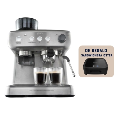 Cafetera Espresso Oster Perfect Brew 15 Bar Molino integrado