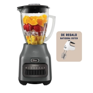 Licuadora Oster® Con Vaso De Vidrio 1.5L 6 Velocidades + Pulso