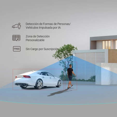 Cámara EZVIZ H5 PoE – 2K, Exterior, PoE, Visión Nocturna, Detección de Personas y Vehículos