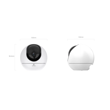 Cámara EZVIZ H6 – 3K, 360°, Visión Nocturna a Color, IA, Seguimiento Automático y Audio