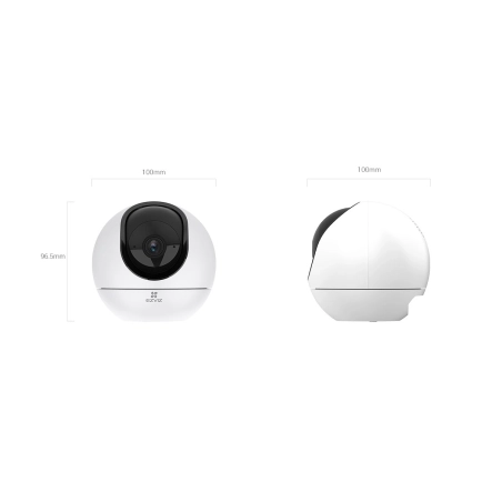 Cámara EZVIZ H6 – 3K, 360°, Visión Nocturna a Color, IA, Seguimiento Automático y Audio