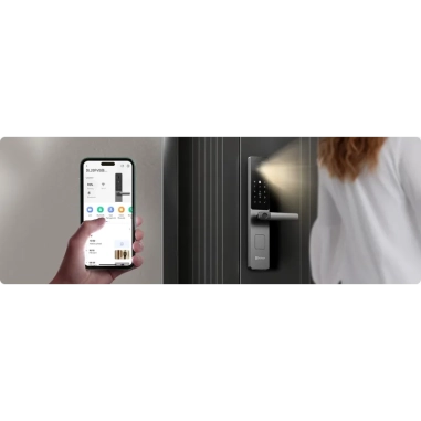 Cerradura Inteligente EZVIZ DL20FVS – Huella Digital, Reconocimiento Facial, WiFi y Bluetooth