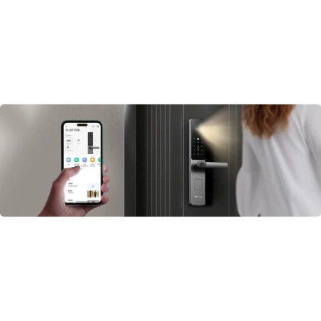 Cerradura Inteligente EZVIZ DL20FVS – Huella Digital, Reconocimiento Facial, WiFi y Bluetooth
