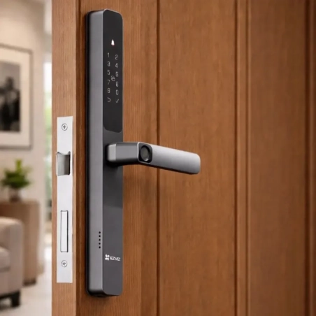 Cerradura Inteligente EZVIZ DL06 – Huella Digital, Contraseña, Tarjeta, WiFi y Bluetooth