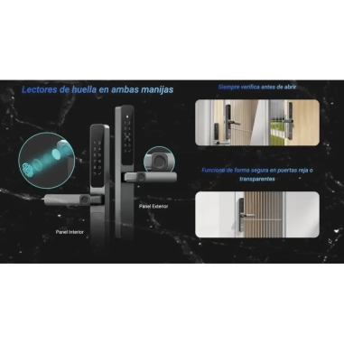 Cerradura Inteligente EZVIZ DL06 – Huella Digital, Contraseña, Tarjeta, WiFi y Bluetooth