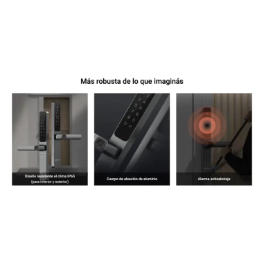 Cerradura Inteligente EZVIZ DL06 – Huella Digital, Contraseña, Tarjeta, WiFi y Bluetooth