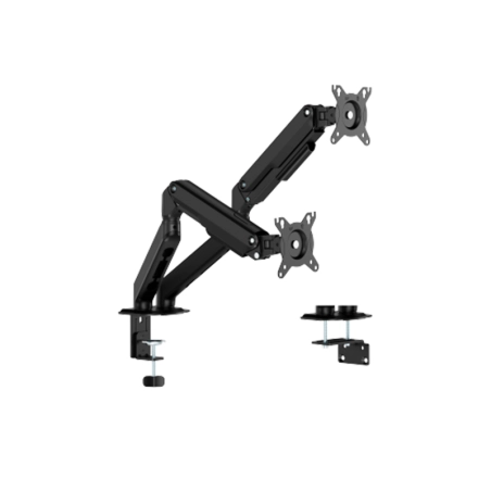 Soporte para 2 Monitores FTX C096E 17'' a 32'' Articulado - Negro