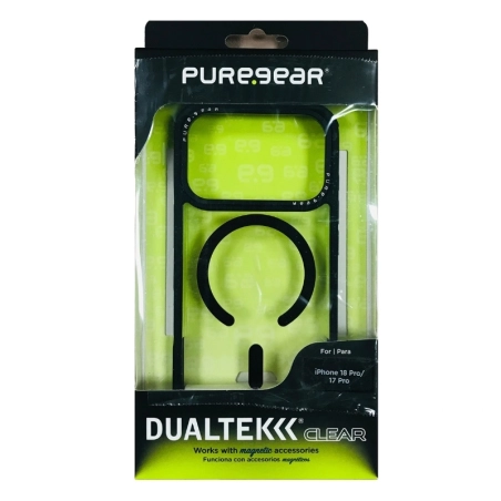 Case iPhone 18 Pro Dualtek Magsafe CLR/BLK