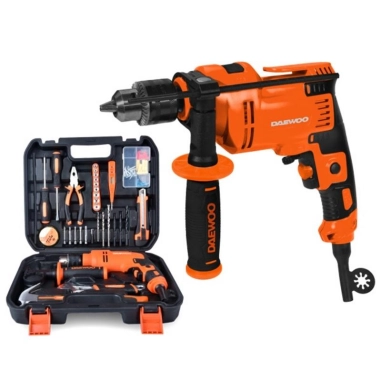 Kit Taladro Daewoo 550W c/ 34 accesorios