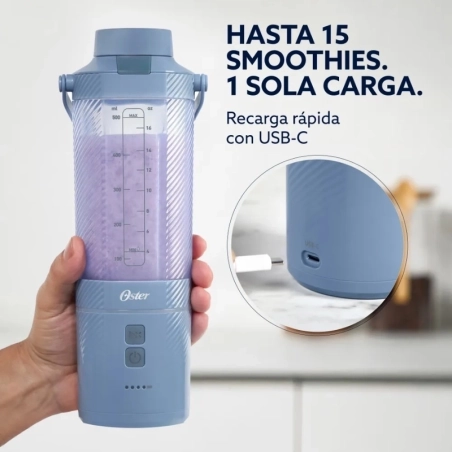 Combo Oster Licuadora Portátil GoMax + Sandwichera Plato Hondo