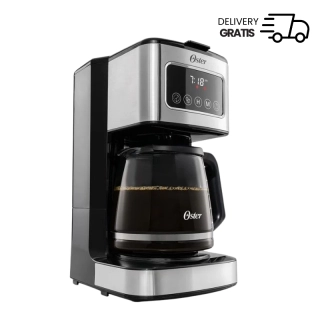 Cafetera Oster Programable 12 tazas con pantalla táctil