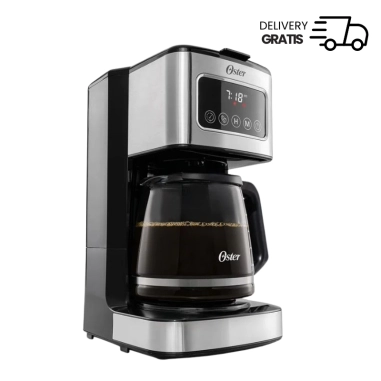 Cafetera Oster Programable 12 tazas con pantalla táctil