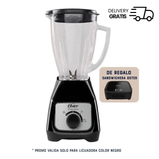 Licuadora Oster® con vaso de vidrio 550 W al mejor precio del Paraguay