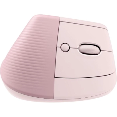 Mouse Logitech Lift Vertical - Ergonómico, Inalámbrico - Rosa