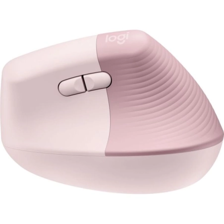 Mouse Logitech Lift Vertical - Ergonómico, Inalámbrico - Rosa