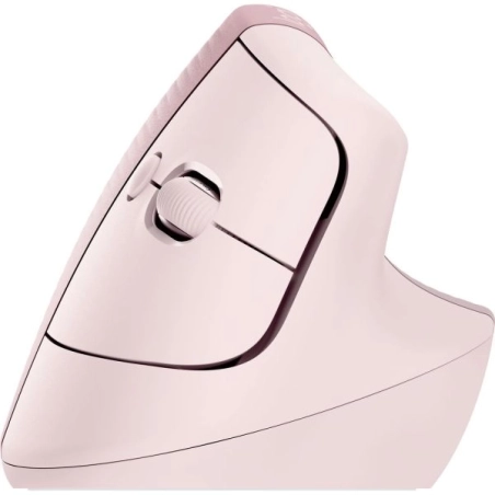 Mouse Logitech Lift Vertical - Ergonómico, Inalámbrico - Rosa