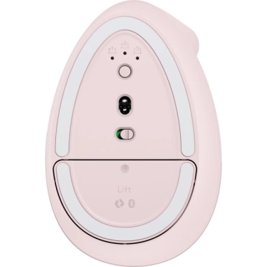 Mouse Logitech Lift Vertical - Ergonómico, Inalámbrico - Rosa